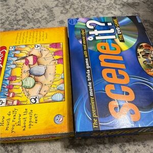 Scene It? Movie Trivia Game and Battle of the Sexes - Lot of 2
